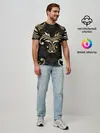 Мужская базовая футболка / Черное золото