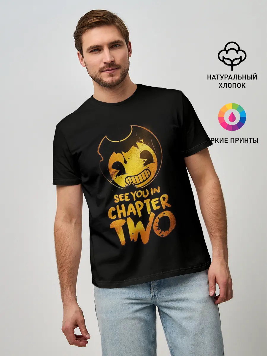 Мужская базовая футболка / Bendy And The Ink Machine