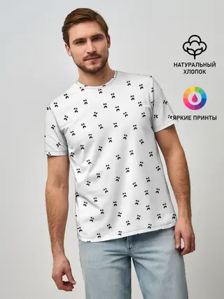Мужская базовая футболка / Нахмурившееся лицо