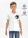 Детская базовая футболка / КОТ В СЕРДЦЕ
