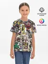 Детская базовая футболка / JoJo’s Sticker Bombing