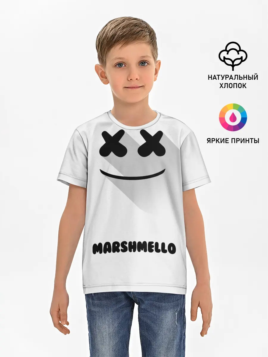 Детская базовая футболка / РЮКЗАК MARSHMELLO