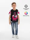 Детская базовая футболка / Игра в кальмара x Кот,
