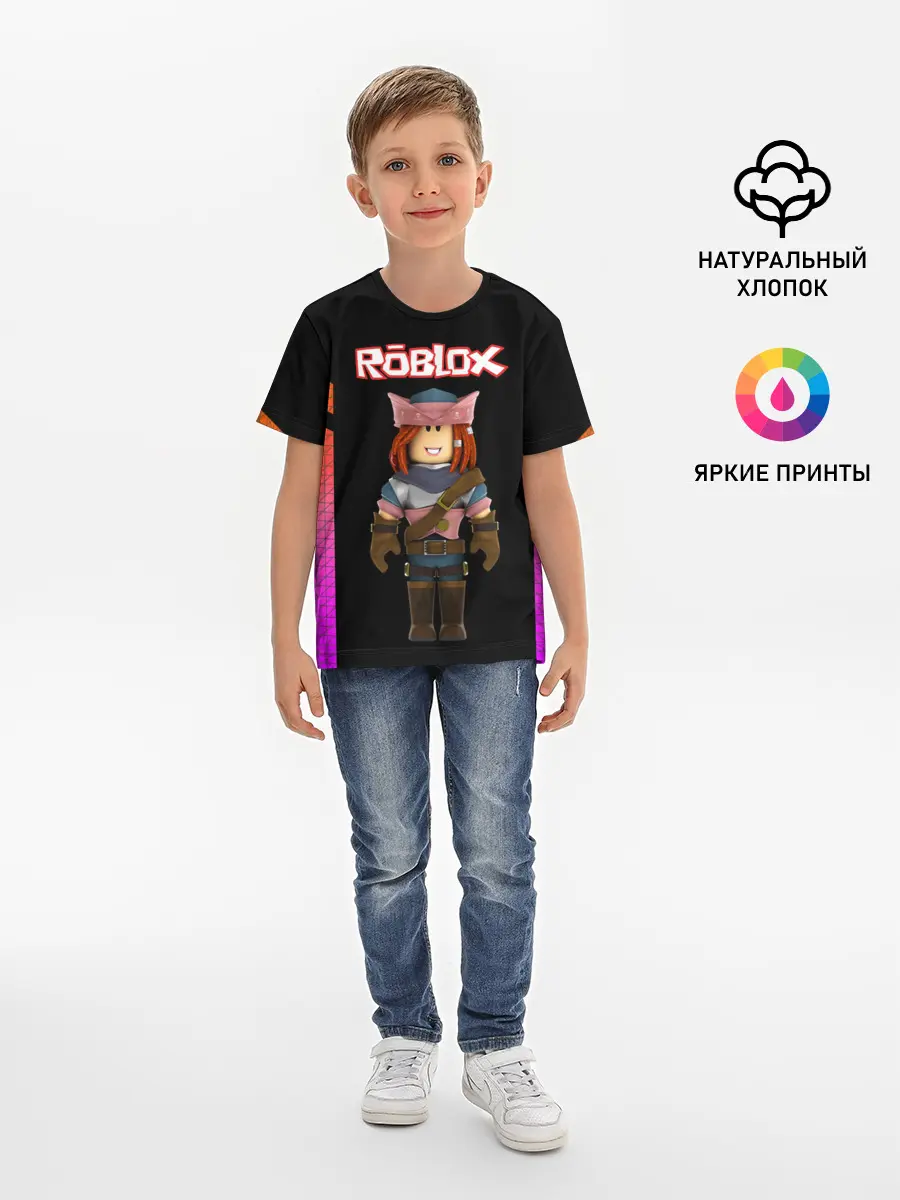 Детская базовая футболка / ROBLOX | РОБЛОКС (Z)