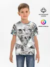 Детская базовая футболка / зеркальный калейдоскоп