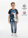 Детская базовая футболка / Магическая битва, Итадори и Сукуна