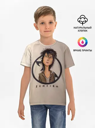 Детская базовая футболка / ZEMFIRA арт