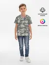 Детская базовая футболка / Цифровой камуфляж