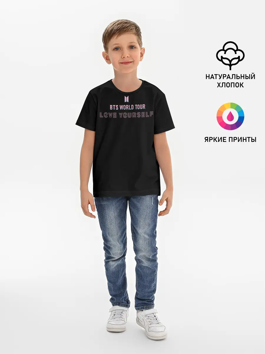 Детская базовая футболка / BTS WORLD TOUR_color