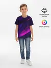 Детская базовая футболка / GEOMETRY STRIPES NEON