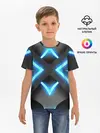Детская базовая футболка / НЕОНОВЫЕ СТРЕЛКИ 3D