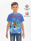 Детская базовая футболка / Among Us New Year