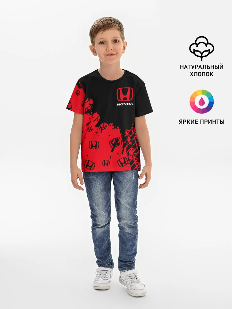 Детская базовая футболка / HONDA / ХОНДА