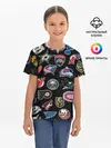 Детская базовая футболка / NBA PATTERN