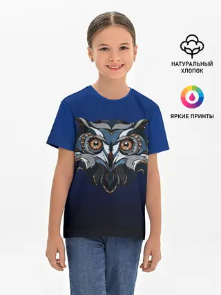 Детская базовая футболка / Сова