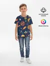 Детская базовая футболка / Космический мир