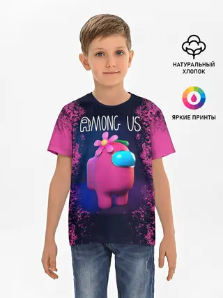 Детская базовая футболка / AMONG US