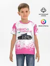 Детская базовая футболка / Девушки и танки | Pink (Z)