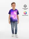 Детская базовая футболка / КОСМИЧЕСКИЕ КРАСКИ