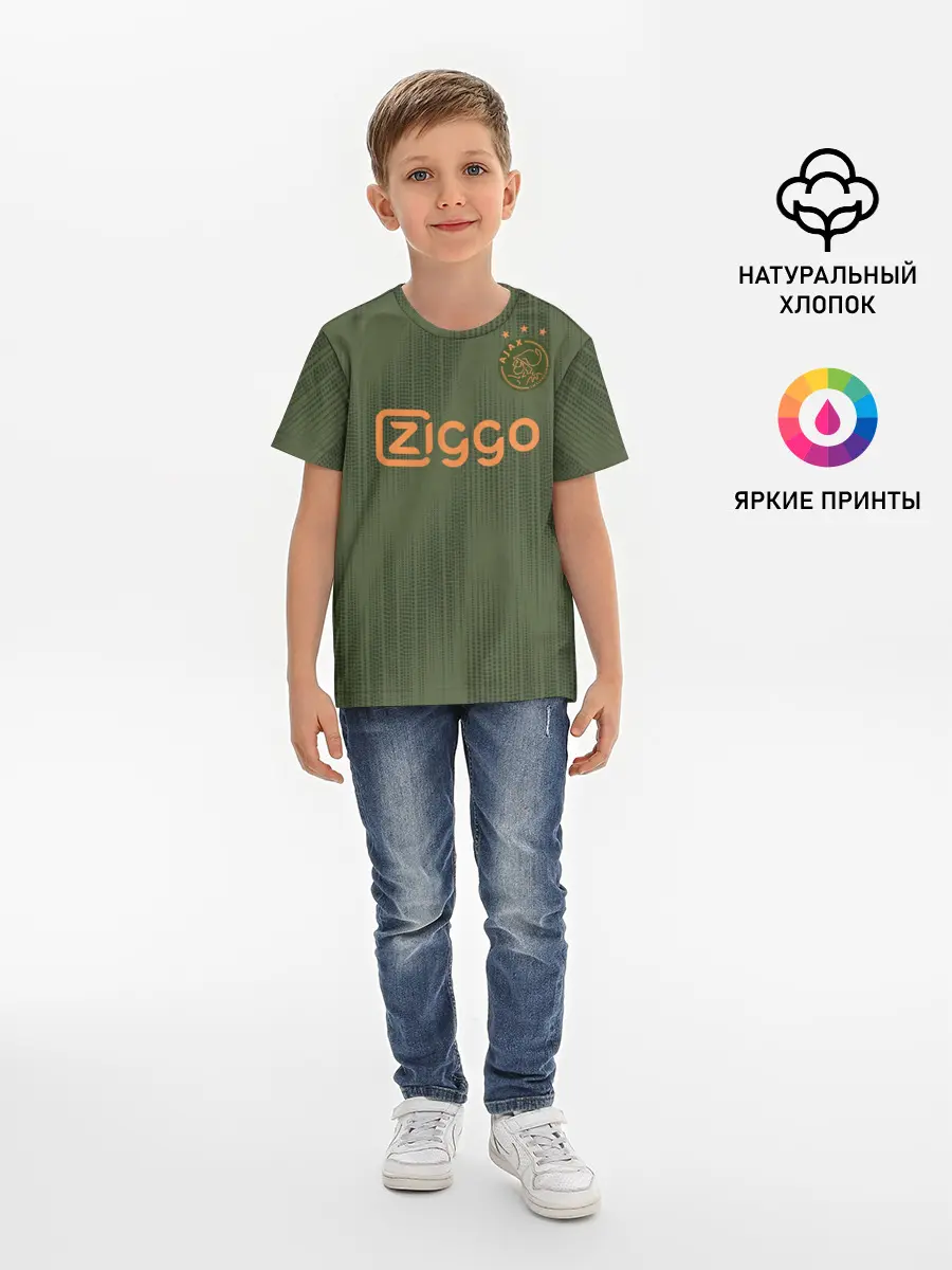 Детская базовая футболка / Ajax away 19-20