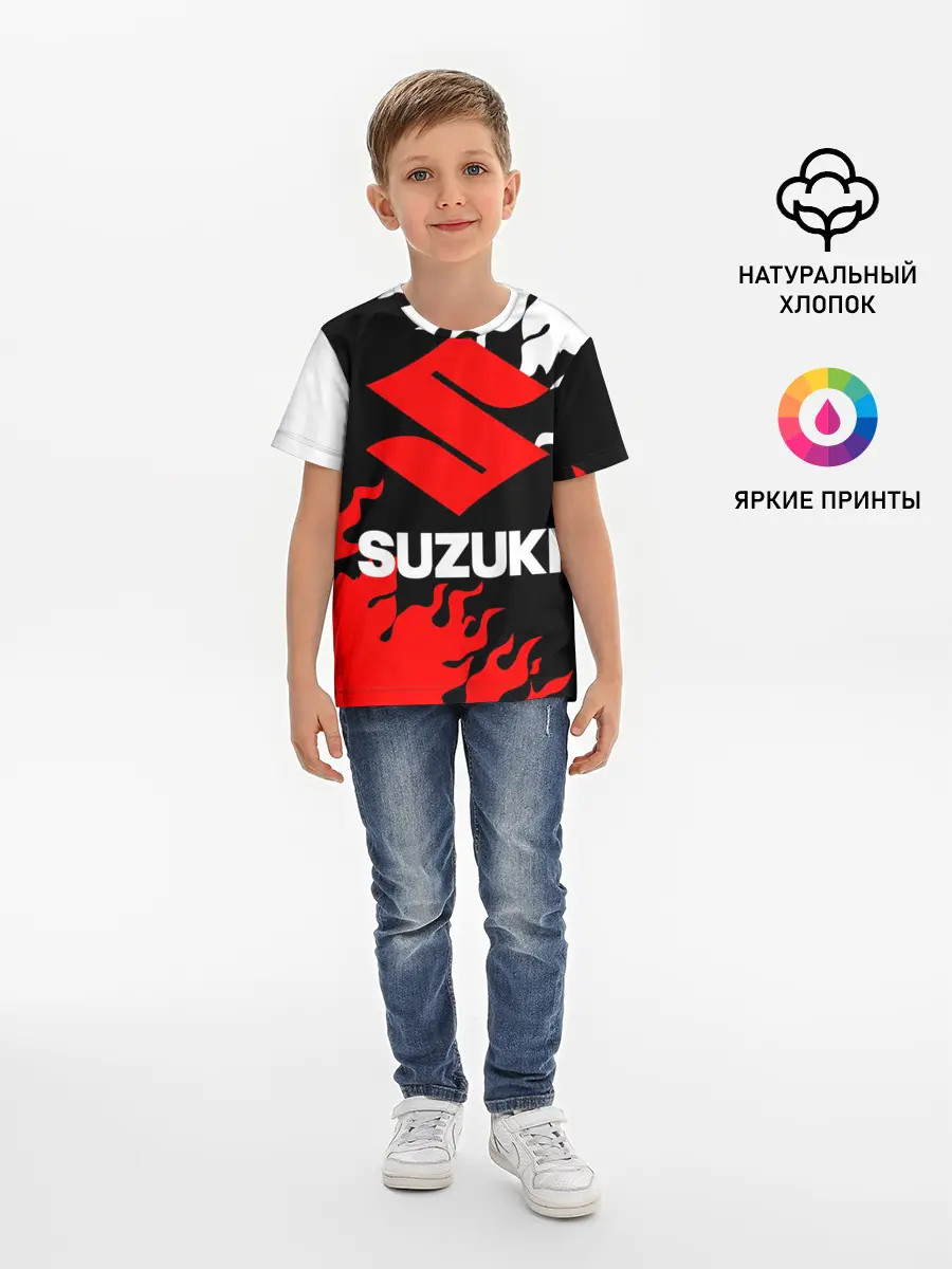 Детская базовая футболка / SUZUKI (2)