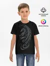 Детская базовая футболка / Black Dragon
