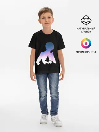 Детская базовая футболка / Акерман Леви один