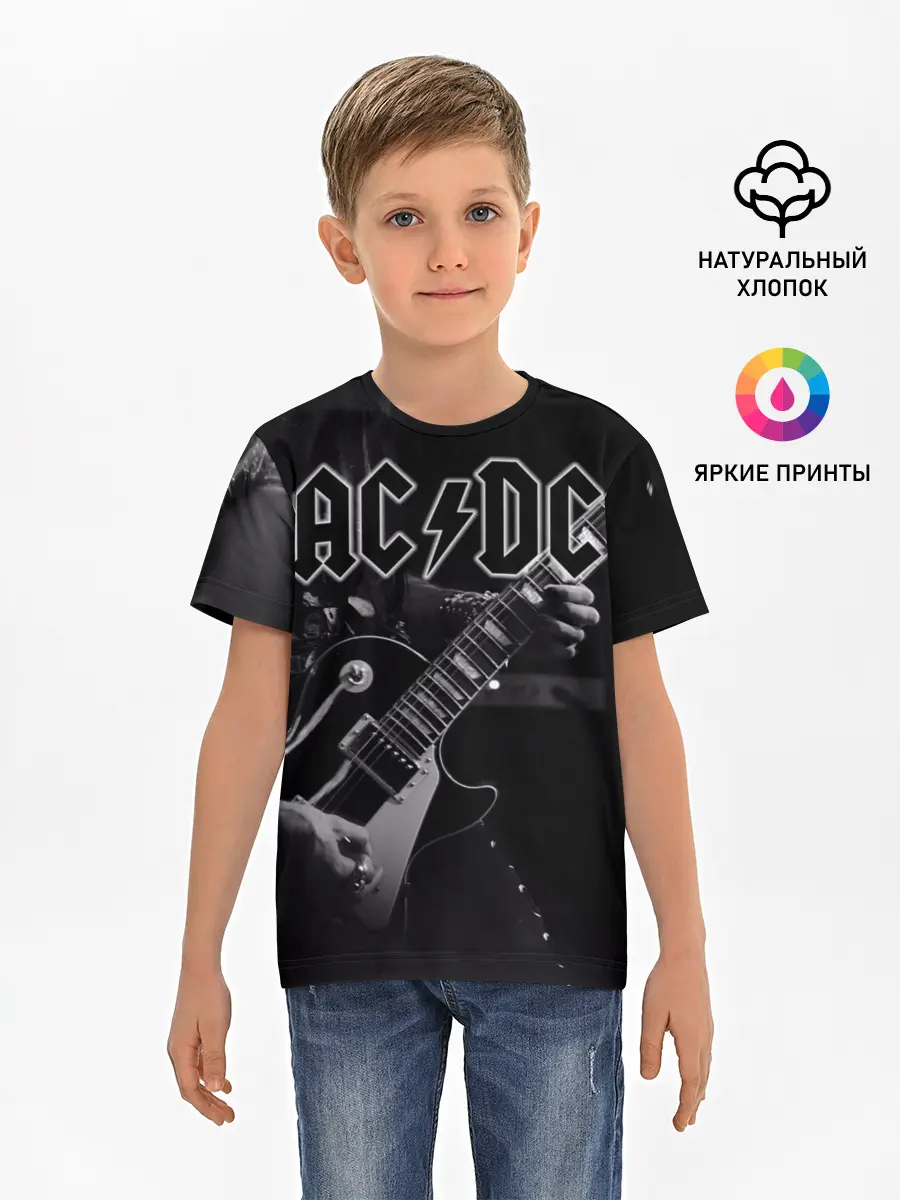 Детская базовая футболка / AC/DC