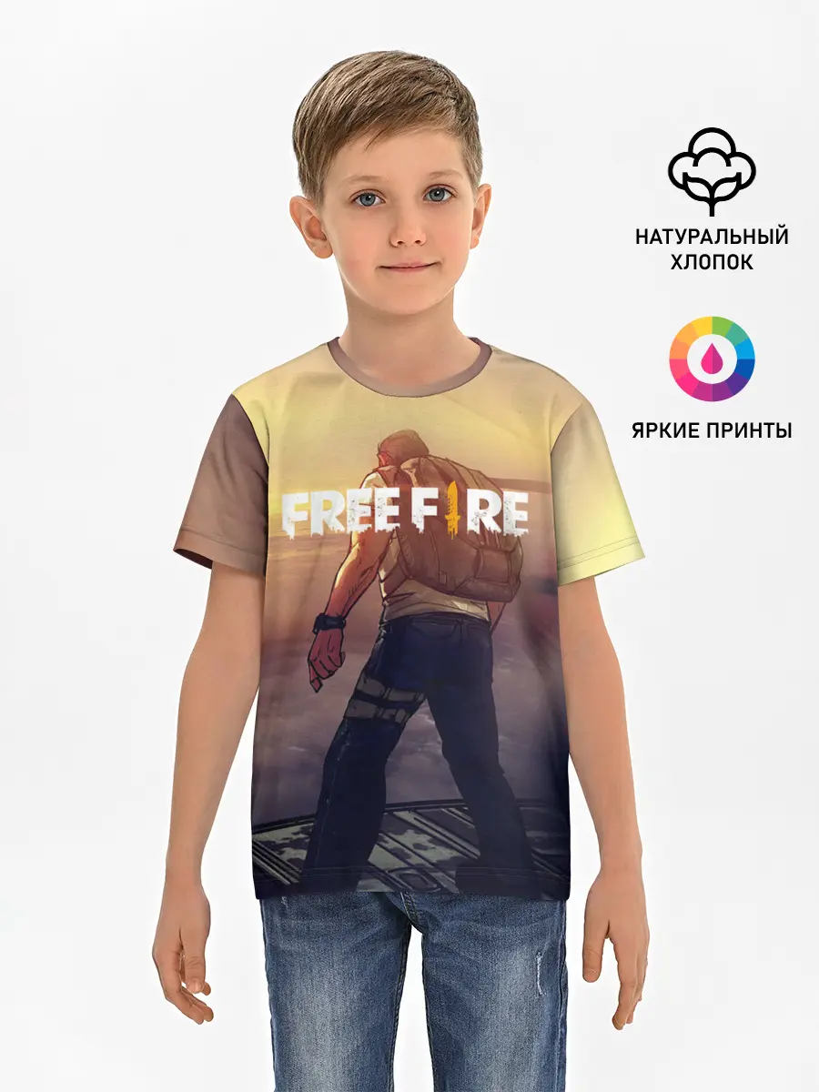 Детская базовая футболка / FREEFIRE | БЕЙСЕР (Z)