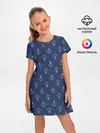 Детское платье / Узор якоря