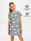Детское платье / Зайцы на лужайке