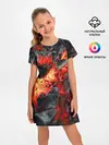 Детское платье / Древесные угли