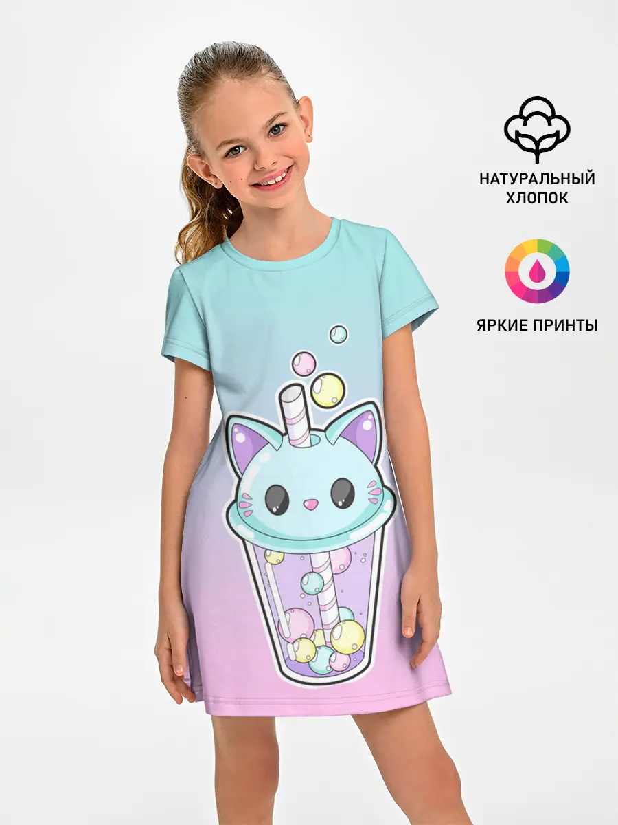 Детское платье / пузырьковый коточай