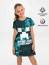 Детское платье / Ярослав в стиле Minecraft