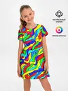 Детское платье / Красочные узоры/абстракционизм