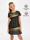 Детское платье / 3D luxury black gold Плиты 3Д
