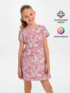 Детское платье / Нежно коралловые розы