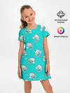 Детское платье / Котики и рыбки