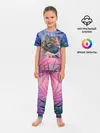 Детская пижама с брюками / Тигр из абстракций