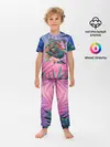 Детская пижама с брюками / Тигр из абстракций