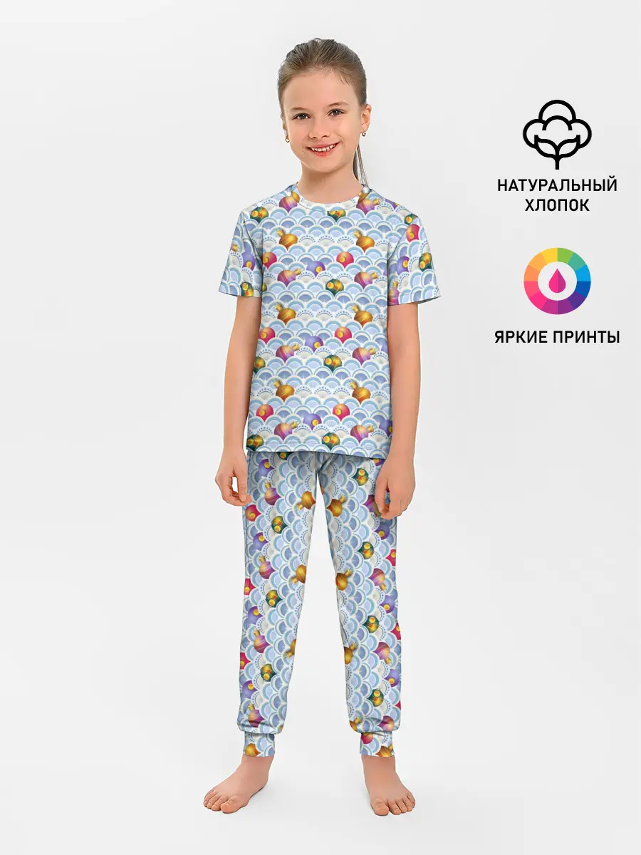 Детская пижама с брюками / Праздничные Игрушки