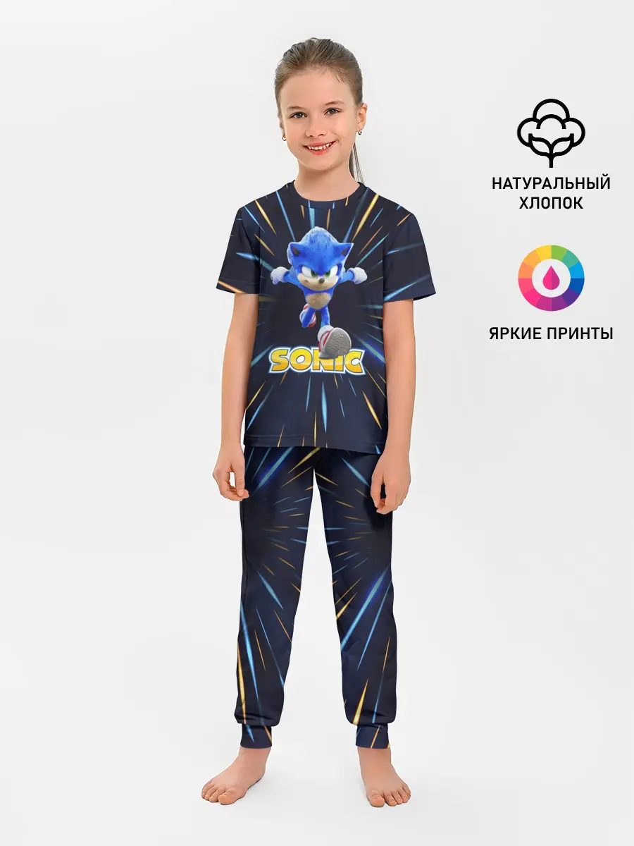 Детская пижама с брюками / SONIC.