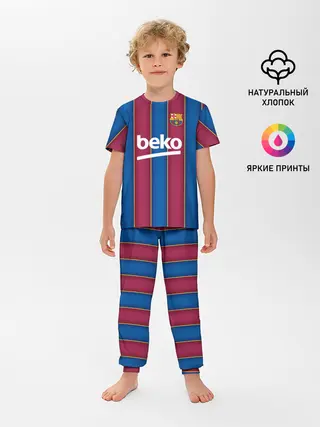 Детская пижама с брюками / FC Barcelona 20/21