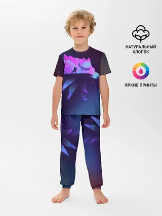 Детская пижама с брюками / 