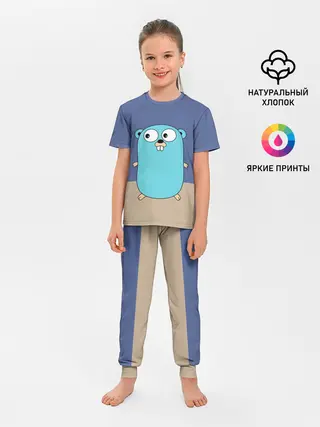 Детская пижама с брюками / Golang