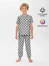 Детская пижама с брюками / Костюм в клетку