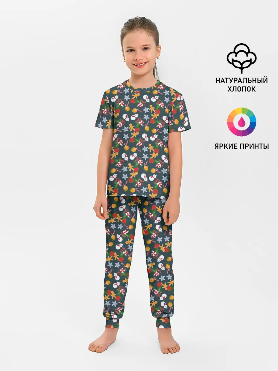 Детская пижама с брюками / Игрушки Ёлочные