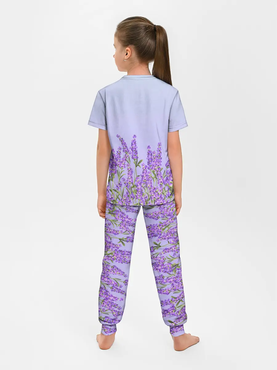 Детская пижама с брюками / Lavander