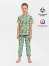 Детская пижама с брюками / Рычащие Тигры Паттерн