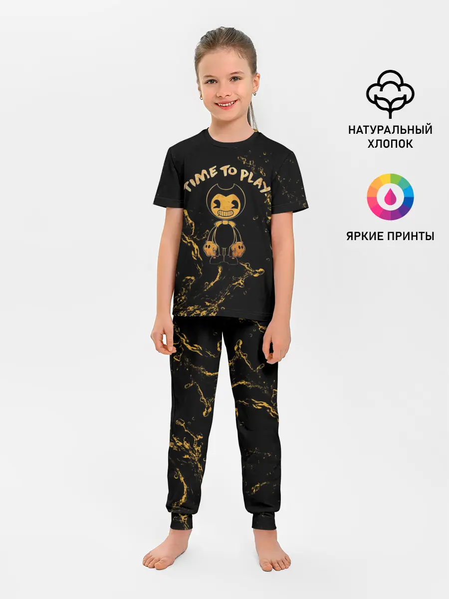 Детская пижама с брюками / Bendy And The Ink Machine
